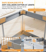 Baby Playpen for Children Play Area Baby Playground Safety Barriers Basketball Baby Activity Gym Child Fence Ball Box Game