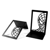 Handsome Spider Man Hollow Book Ends Heavy Duty Metal Bookend Office Desktop Book Rack Office supplies Bookshelf for Book Lovers