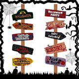Halloween Party decor Welcome Sign Halloween Scary Themed Outdoor Yard Signs Decor Halloween Party Home Garden Decor