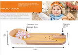 High-end small safe wooden children's educational innovation toys mini bowling set tabletop game wooden parent-child fun toys