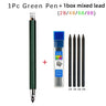 Metal Drawing Pencil with 2B 4B 6B 8B Leads Set Professional Art Sketch Mechanical Pencil Kawaii Stationery(1Pencil+1Lead) 5.6mm