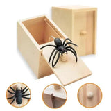 Funny Pop-Up Spider Scare Box - Desk Decor Gag Gift for Halloween, Christmas & Birthday, Novelty Office Toy & Home Decoration