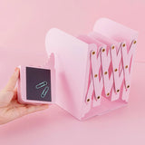 Adjustable Metal Bookends Desk Book Storage Stretch Book Holder With Pen Holder Office Supplies For Desktop Organization