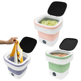 12L Portable Small Washing Machine Collapsible Washer Spin Dryer Apartment Travel Socks Underwear Panties Washing Machine