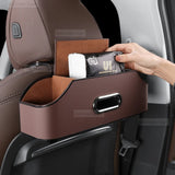 Car Tissue Box Cup Holder Backseat Seat Back Storage Multifunctional Bag  Accessories For Jeep Cherokee COMPASS RENEGADE