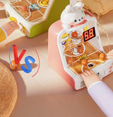 Basketball Shooting Arcade Game Toy - Desktop Pinball Hoop with LED Scoring, Fun Interactive for Kids Family Party Gathering