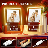 Customized Spotify Music Plaque Gifts For Anniversary Day Personalized Acrylic Photo Frame Lamp Custom Romantic Birthday Gifts