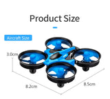 Explosion Mini Quadcopter Water, Land And Air Three-In-One Mini Drone Cross-Border Remote Control Aircraft Toy Birthday Gif
