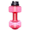 Dumbbell Hammer Water Bottle High Capacity 2 liters Gym Weightlifting Sports Bottle Creative Space Cup Water Bottle For Men