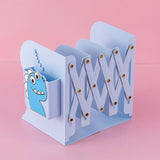 Adjustable Metal Bookends Desk Book Storage Stretch Book Holder With Pen Holder Office Supplies For Desktop Organization