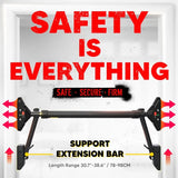 Pull Up Bar for Home Gym: Dual Direction Support System Enables Full Upper Body Workout Adjustable Height Fitness Training Equip