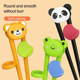 3/1PCS Cute Animal Learning Chopsticks for Children Cartoon Elementary Chopsticks Food Grade Training Chopsticks Kids Tableware