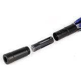 LED Light Up Umbrellas with Flashlight Handle, Clear, Black, Gray, Red