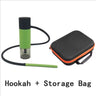 Portable Car Hookah Set with Silicone Hose Mini Shisha for Outdoor Travel Mobile Shisha Narguile Chicha Cachimbas