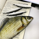Creative Simulated Salted Fish Pencil Case Large Capacity Pencils Pouch Cute Pencil Bag Funny Back to School Acsesories Gift