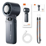 Portable Handheld fan Strong Wind 199 Gear Wind speed LED Digital Display Adjustable Turbo Portable Outdoor Handheld 8000mAh