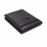 Leather Bat ID Wallet Slim Bifold Credit Card Holder Case With Cutout Superhero Face Eyes Mask Gift