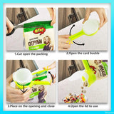 Snack Sealing Clip Fresh Keeping Sealer Clamp Plastic Food Saver Travel Kitchen Gadgets Seal Pour Food Storage Bag Cap Clip