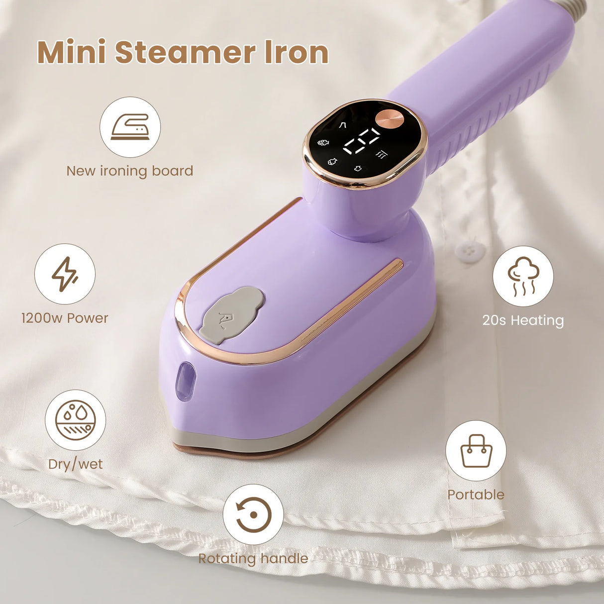 Small Hand Holding Ironing Machine Iron Machine Household Steam Portable Hanging Ironing Machine Steam iron