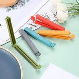 Food Bag Clips 50-Pack - Airtight Sealing Clamps for Snacks, Chips, Tea Bags, Kitchen Organization, Plastic Food-Safe Bag Sealer