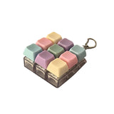 1/4/5/9 Keyboard Fidget Keychain, Keyboard Fidget Decompression Toy, Mechanical Keyboard Fidget Clicker, Stress Relief Button