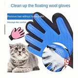 Pet Hair Glove Comb Pet Dog Cat Grooming Cleaning Glove Deshedding Hair remover Massage Brush Animal Supplies Cat Accessoies