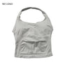 Impact Halter Top Push-Up Sports Bra Backless Design Yoga Tank Top Fitness Workout Activewear Gym Clothes Sports Bras