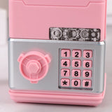 Kids Money Bank, Plastic Password Piggy Bank Mini ATM Cash Coin Money Box For Kids Birthday Toy For Children，ATM Banks Box