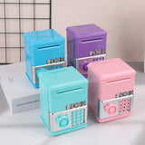 Kids Money Bank, Plastic Password Piggy Bank Mini ATM Cash Coin Money Box For Kids Birthday Toy For Children，ATM Banks Box