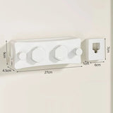 Non perforated invisible retractable drying rope for hanging clothes on the balcony and shrinking drying racks in the bathroom