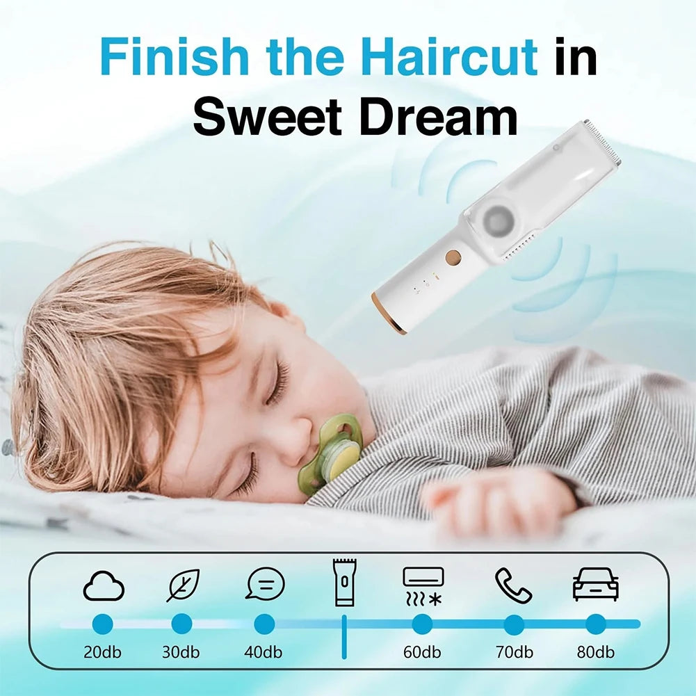 Hair-absorbing Hair Clipper Baby Electric Razor Baby Hair Clipper Children Waterproof Adult Household Electric Clipper