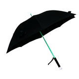 LED Light Up Umbrellas with Flashlight Handle, Clear, Black, Gray, Red