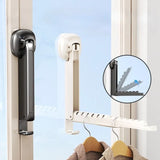 Folding Wall-mounted Clothes Drying Rack with Suction Cup Foldable Retractable Portable Clothes Drying Folding Clothes Racks