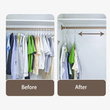 9 In 1 Clothes Hanger Household Plastic Multi-function Nine-hole Clothes Drying Horizontal Vertical Rotating Hanger 1Pc