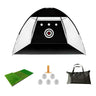 Golf Practice Tent Net  10x7ft Practice Net With Triturf Mat  Golf Hitting Aid For Backyard Home Sports Equipment Chipping Swing
