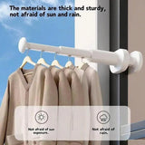 Travel Telescopic Clothes Rack Portable Clothes Hanger Multifunctional Storage Home Trip Antislip Clothing Drying Rack Tool