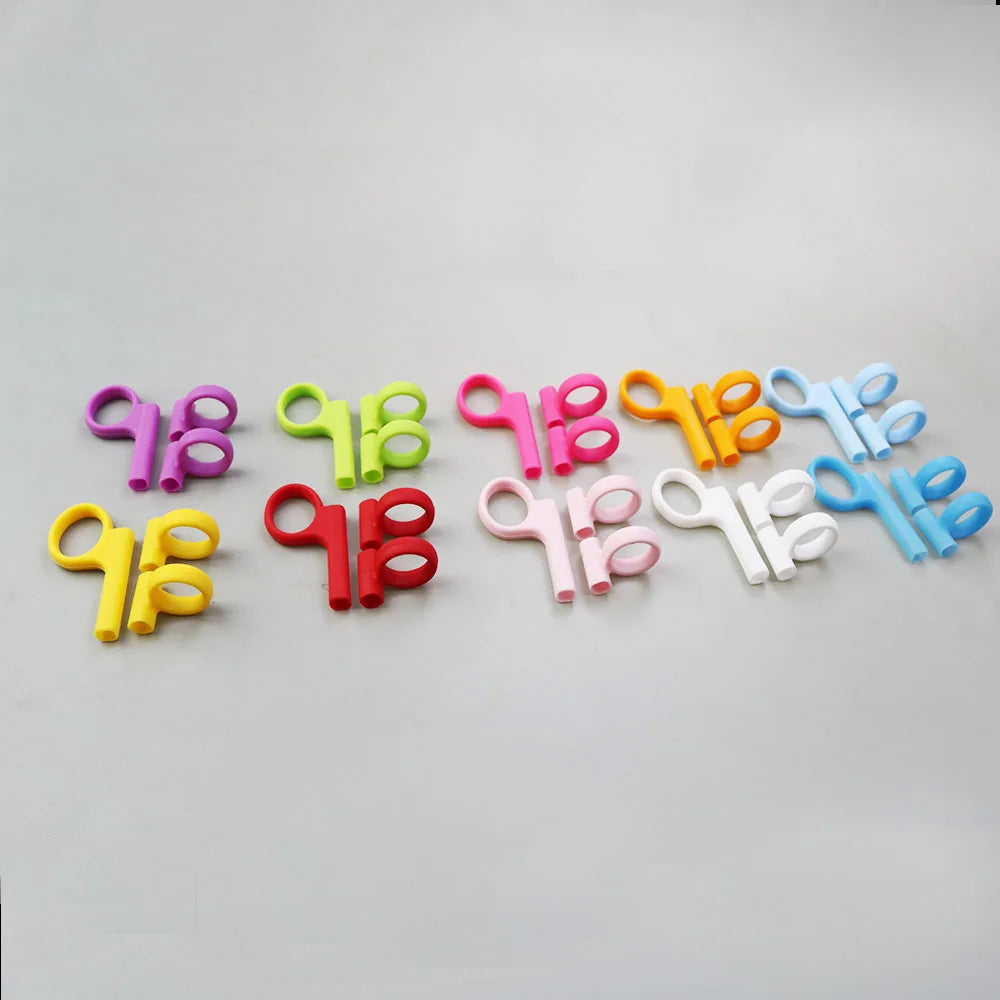 Children's Chopsticks Finger Sleeve Sticks Wood Cartoon Learning Reusable Training Helper  Home Products Detachable Adjustable