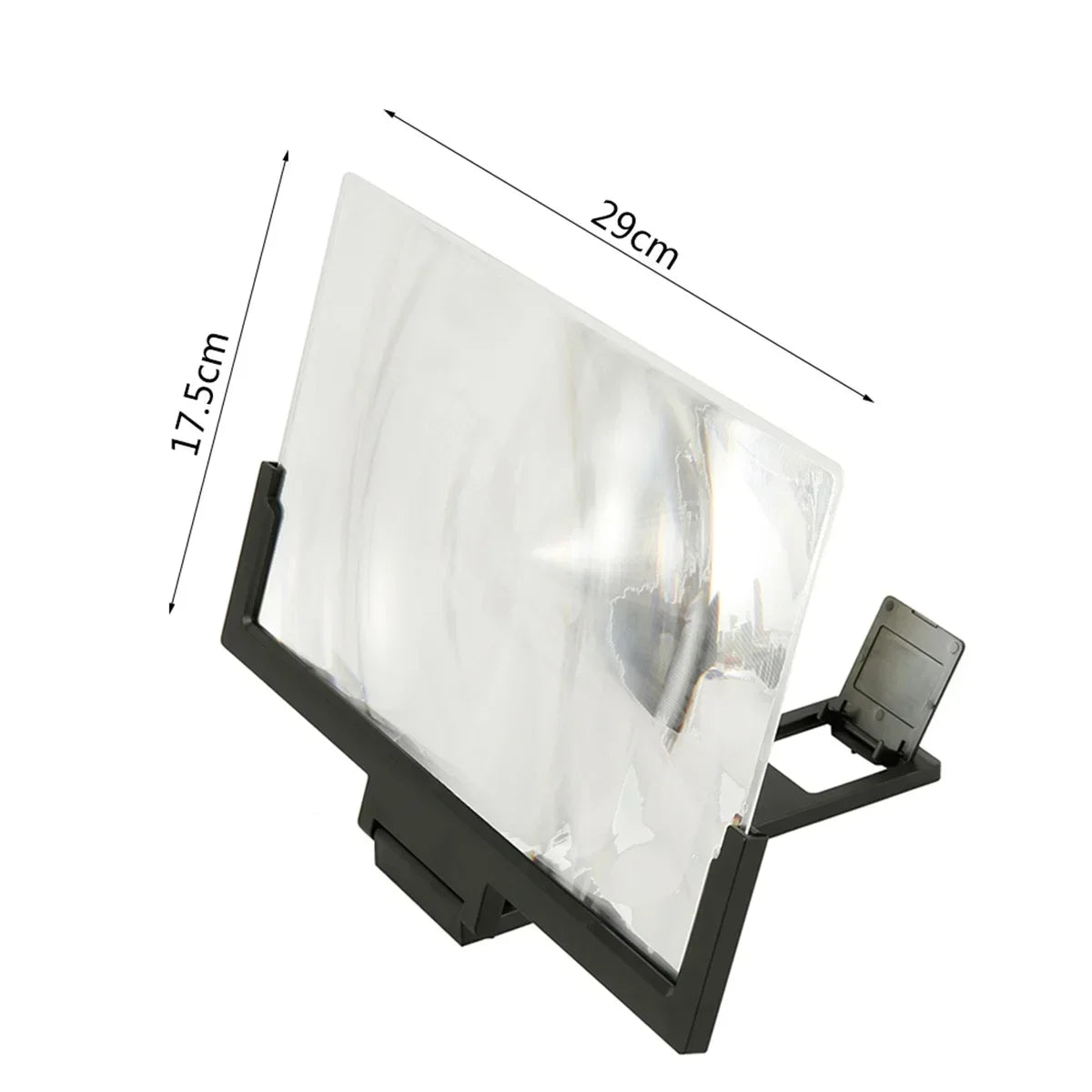 Mobile Phone Screen Amplifier 3D Magnifying Glass Stand Magnifier HD Video Amplifier Phone Stand Enlarged Screen Bracket 14 Inch