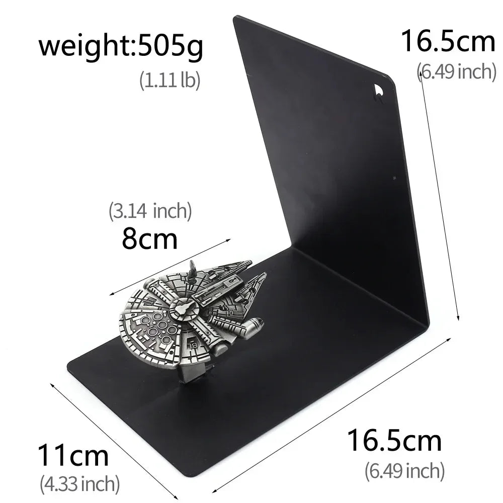 Master Yoda Bookend Sturdy Book Support Table Desk Decoration Classic Character Book Holder for Men Women Movie Fans 1PCS