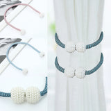 1Pc Magnets Curtains Clamps Curtain Holder Pompom Tieback Magnetic Clips Hanging Balls Tie Back Home Decor Curtain Accessories