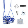 Adjustable Baby Swing with Safety Belt fit 6-96 Months Indoor Baby Hammock Hanging Swing Chair for Home,Courtyard & Backyard Use