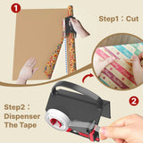 Gifts Wrapping Paper Cutter Tape Dispenser Christmas Holiday Present Boxs Wrapping Paper Cutter Tool DIY Packaging Cutting Tools