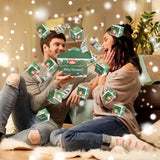 Christmas Surprise Bounce Box, Birthday Creative Surprise Gift, Folding Bounce Envelope Gift Box with Gift Bag