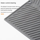 Silicone Drain Pad Drying Mat Pots Dish Drain Mat For Kitchen Tableware Non-slip Mats Anti-scald Coaster Kitchen Utensils