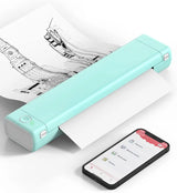 Mini Phomemo M08F Portable Printer Bluetuth Thermal Printer Compatible with Android, iOS & Laptop Portable Wireless A4 Printers