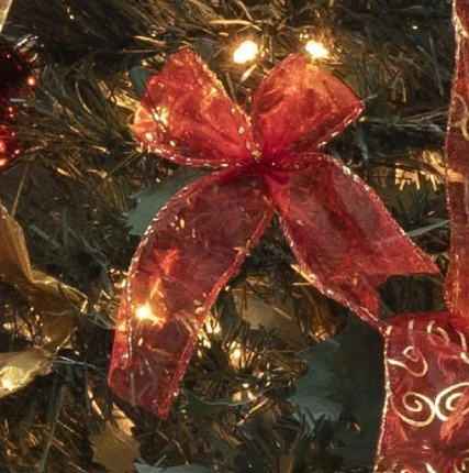 Foldable Christmas Tree with Ornaments