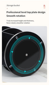 360 Degree Rotating Makeup Storage Box Rotating Layer Transparent Desktop Organizer Home Dresser Perfume Skin Care Shelf