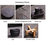 Retro Time Runs Back Flow Incense Stove Creative Home Decoration Grinding Plate Waterfall Crafts Odor Removal Aromatherapy Stove