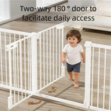 No-Drill Baby Safety Gate – Pressure-Mounted Child & Pet Barrier for Doorways, Stairs, and Balcony – Adjustable Baby & Dog Gate