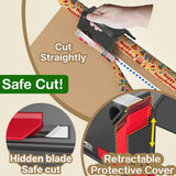 Gifts Wrapping Paper Cutter Tape Dispenser Christmas Holiday Present Boxs Wrapping Paper Cutter Tool DIY Packaging Cutting Tools